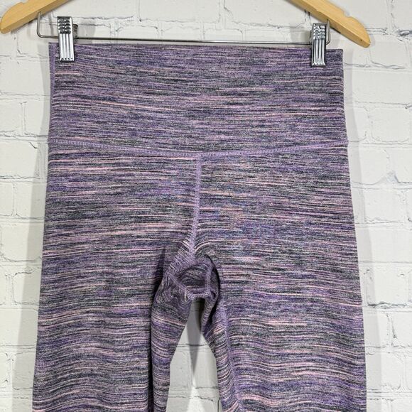 Lululemon Space Dye Leggings Women Size 6 Camo Lavender Gym Running Athletic - Picture 2 of 13